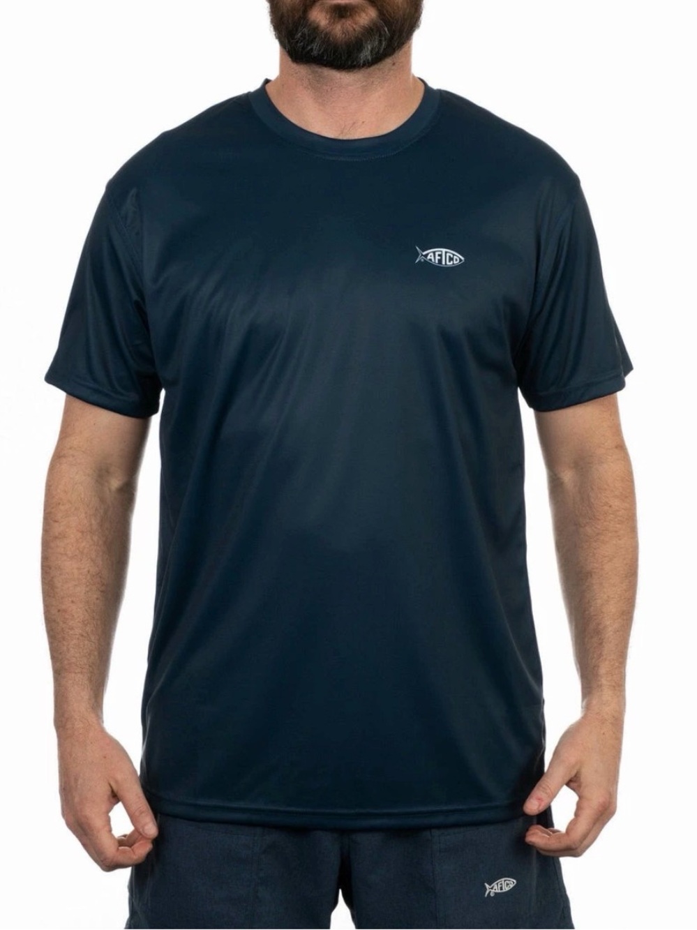 Aftco jigfish short sleeve performance shirt- Size medium
